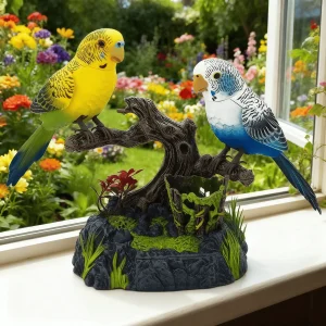 AI Electric Simulation Bird Electronic Pet Chirping Learn to Speak Human Interactive Intelligent Toy Bird