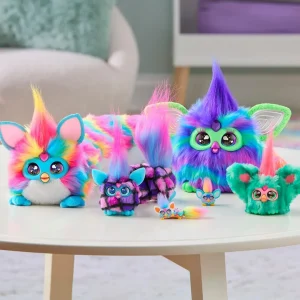 Hasbro Furby DJ Furblets Electronic Plush Toy Stuffed Pet Owl Interactive Smart Doll for Girls Boys Christmas Birthday Gifts